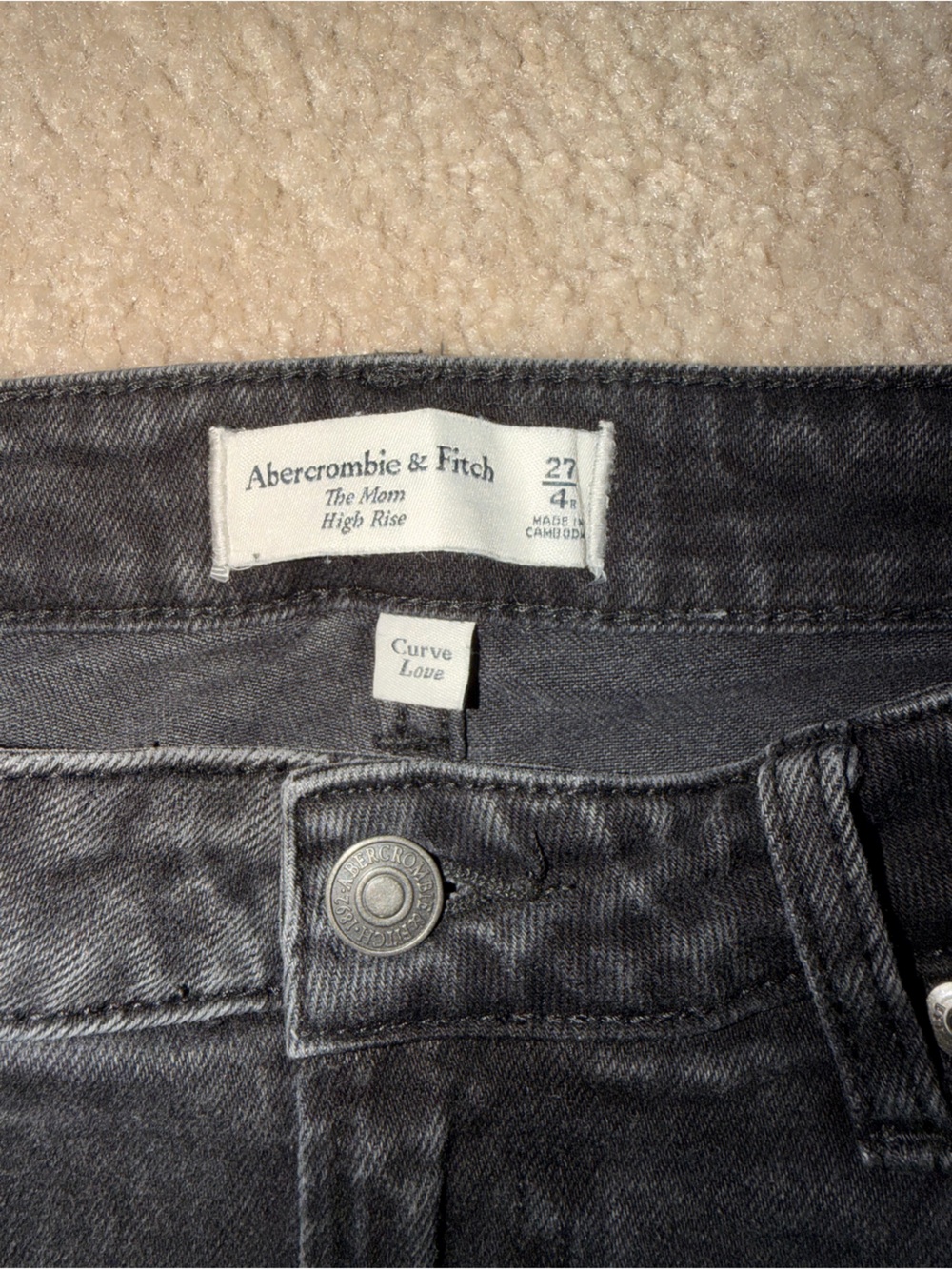 Abercrombie & Fitch Women’s High Rise Mom Jean - Picture 3 of 4